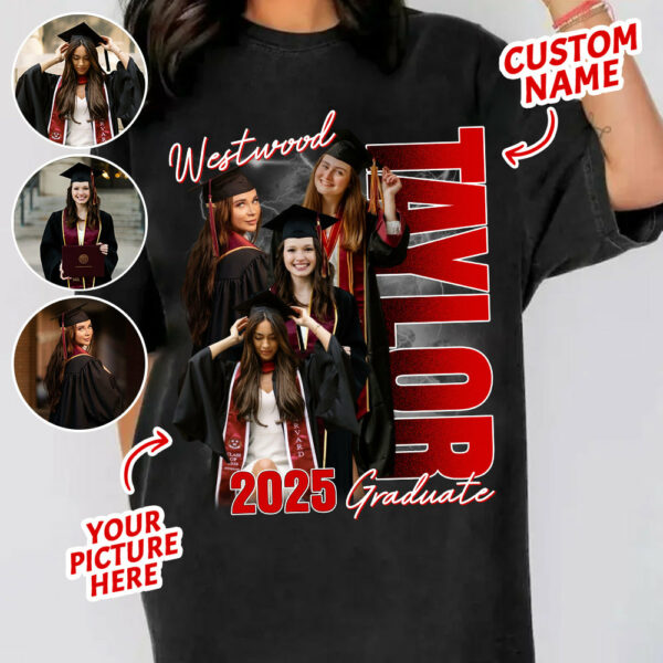 Custom Photo Family Graduation 2025 Shirt