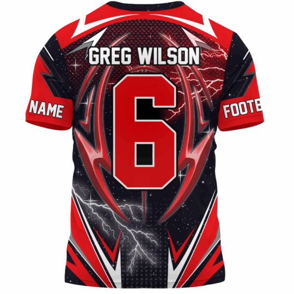 Custom Photo Football All Over Print Shirt For Football Family Game Day Shirt K1702 - Image 2