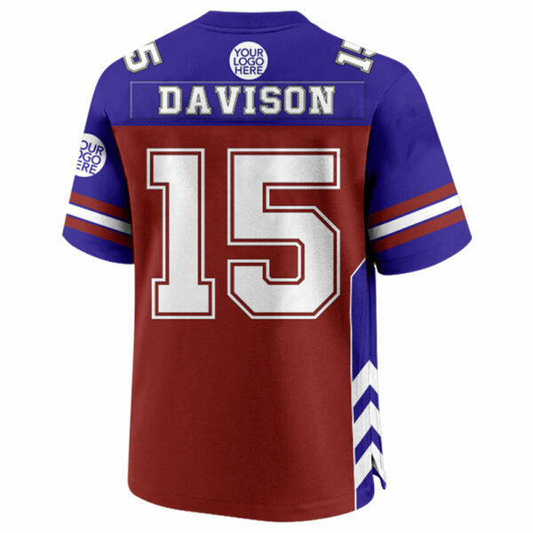 Custom Photo Football Game Day Football Jersey Gift For Football Lovers - Personalized Gift For Football Player - Image 3