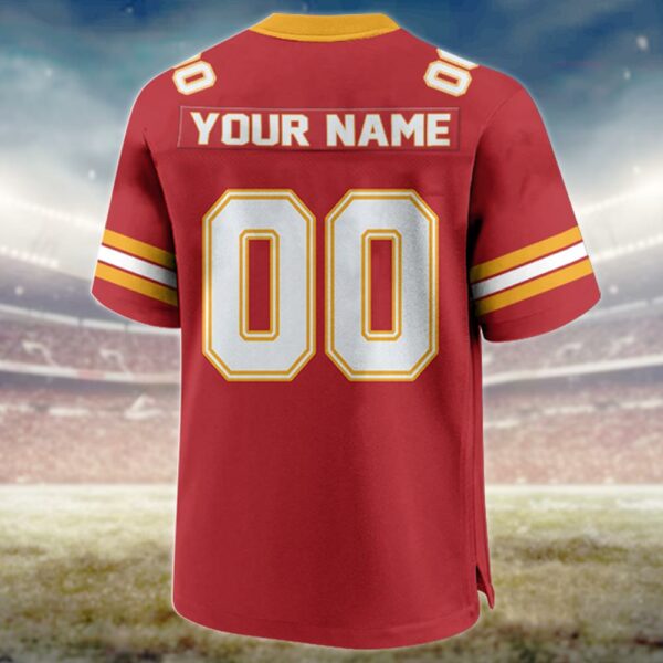 Custom Photo Football Game Day Football Jersey Gift For Football Lovers - Personalized Gift For Football Player Vr3 - Image 4