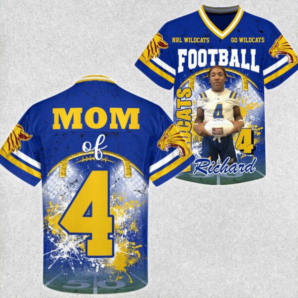 Custom Photo Football Jersey Game Day Shirt Gift For Sport Family H2511 - Image 3