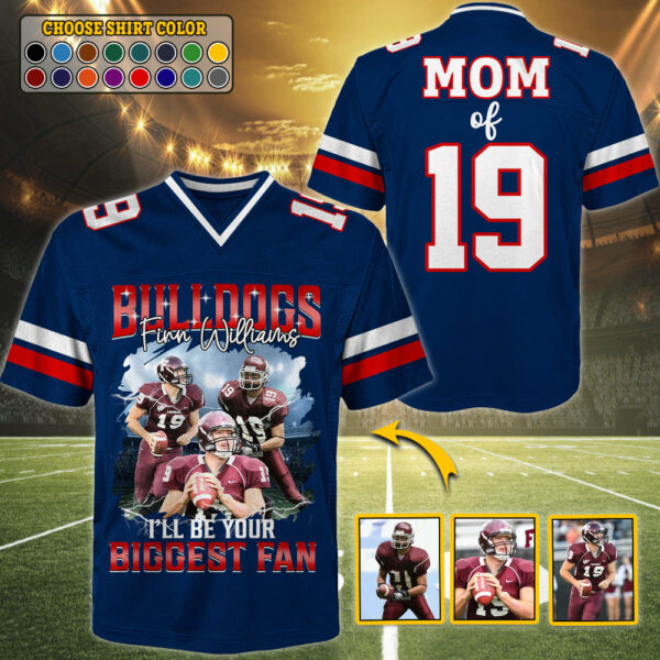 Custom Photo Football Jersey, Personalized Gift For Football Player A2110