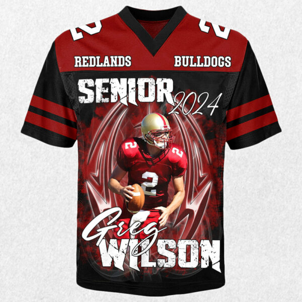 Custom Photo Football Jersey Shirt For Football Family Game Day Shirt H2511 - Image 4