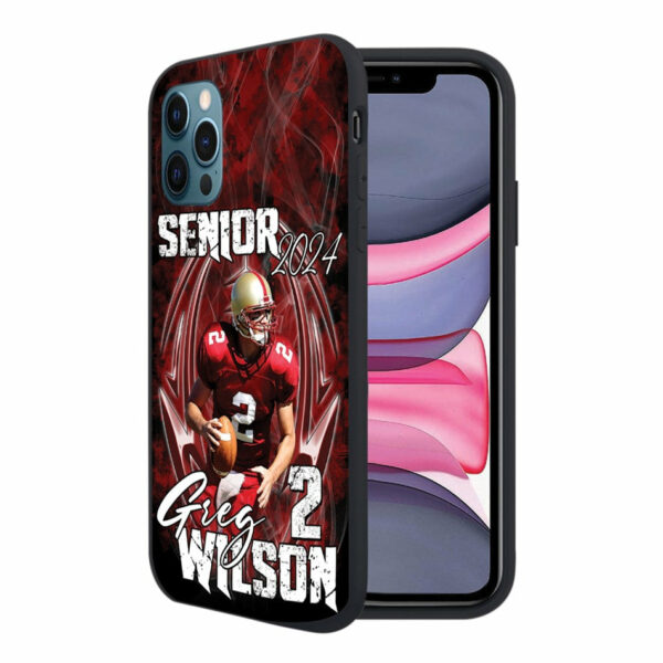 Custom Photo Football Phone Case For Football Family Game Day Shirt H2511 - Image 6