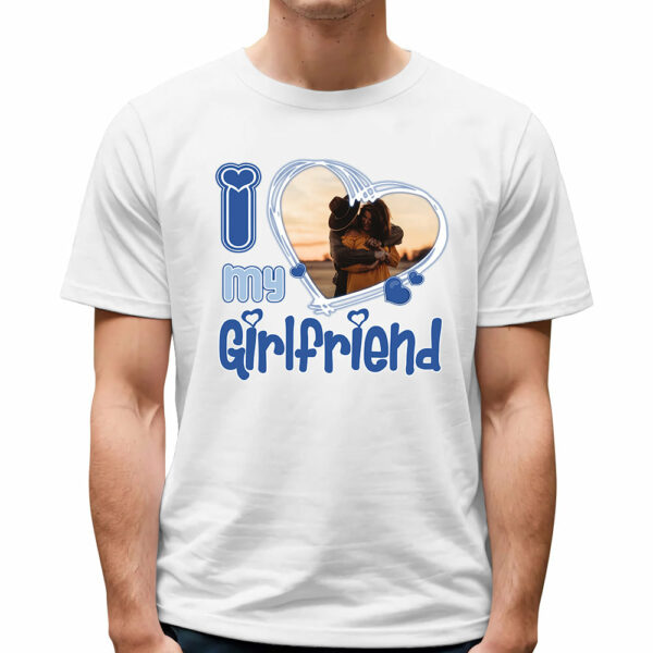 Custom Photo I Love Him/Her Valentine Shirt - Image 3