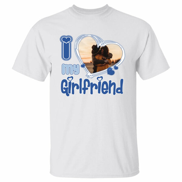 Custom Photo I Love Him/Her Valentine Shirt - Image 2