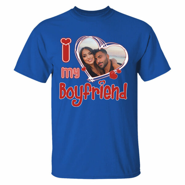 Custom Photo I Love Him/Her Valentine Shirt - Image 4