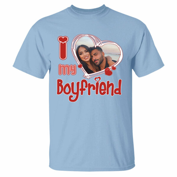 Custom Photo I Love Him/Her Valentine Shirt - Image 12