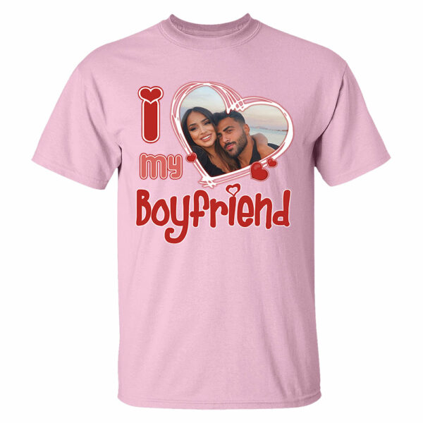 Custom Photo I Love Him/Her Valentine Shirt - Image 8