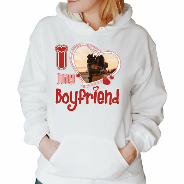 Custom Photo I Love Him/Her Valentine Shirt vr2 - Image 4