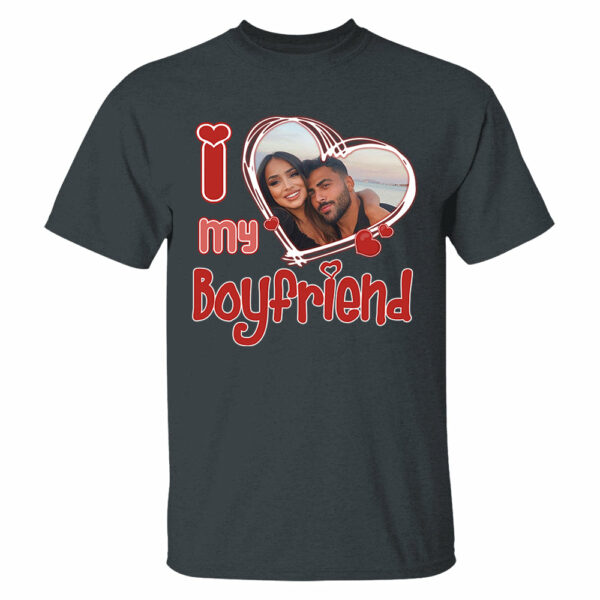 Custom Photo I Love Him/Her Valentine Shirt - Image 5