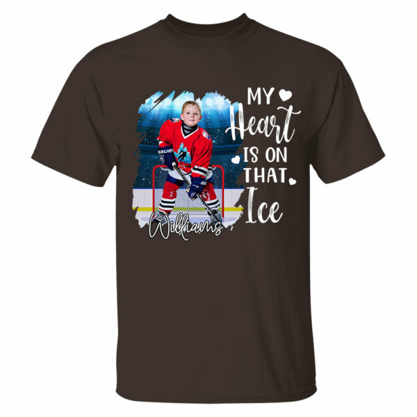 Custom Photo Ice Hockey GameDay Shirt Gift For Ice Hockey Lovers - Personalized Gift For Ice Hockey Player - Image 4