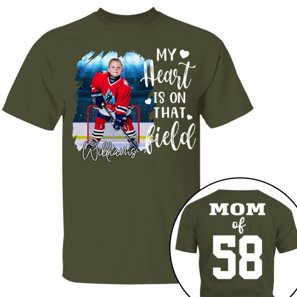 Custom Photo Ice Hockey GameDay Shirt Gift For Ice Hockey Lovers - Personalized Gift For Ice Hockey Player - Image 9
