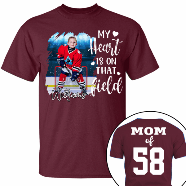 Custom Photo Ice Hockey GameDay Shirt Gift For Ice Hockey Lovers - Personalized Gift For Ice Hockey Player - Image 11