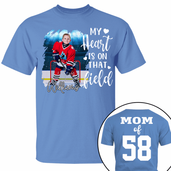 Custom Photo Ice Hockey GameDay Shirt Gift For Ice Hockey Lovers - Personalized Gift For Ice Hockey Player - Image 7