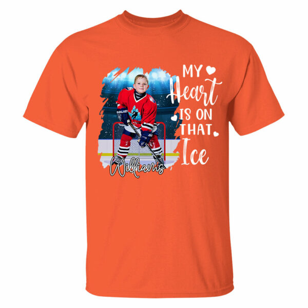 Custom Photo Ice Hockey GameDay Shirt Gift For Ice Hockey Lovers - Personalized Gift For Ice Hockey Player - Image 9