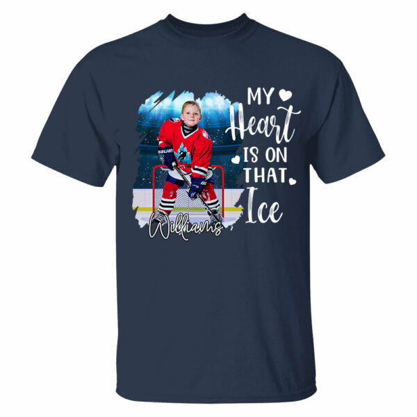 Custom Photo Ice Hockey GameDay Shirt Gift For Ice Hockey Lovers - Personalized Gift For Ice Hockey Player - Image 8