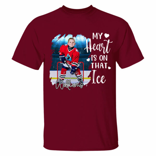 Custom Photo Ice Hockey GameDay Shirt Gift For Ice Hockey Lovers - Personalized Gift For Ice Hockey Player - Image 6
