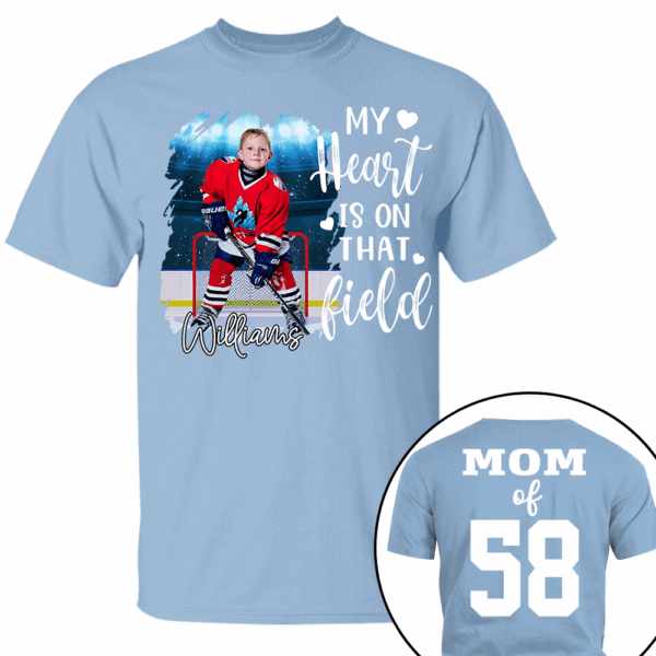 Custom Photo Ice Hockey GameDay Shirt Gift For Ice Hockey Lovers - Personalized Gift For Ice Hockey Player - Image 10