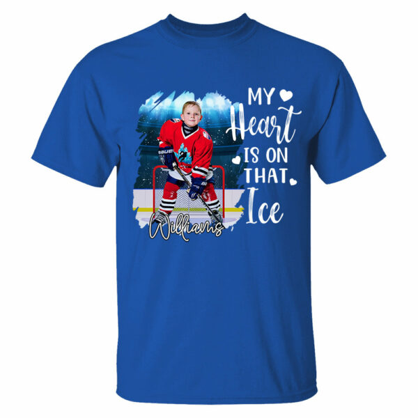 Custom Photo Ice Hockey GameDay Shirt Gift For Ice Hockey Lovers - Personalized Gift For Ice Hockey Player - Image 11