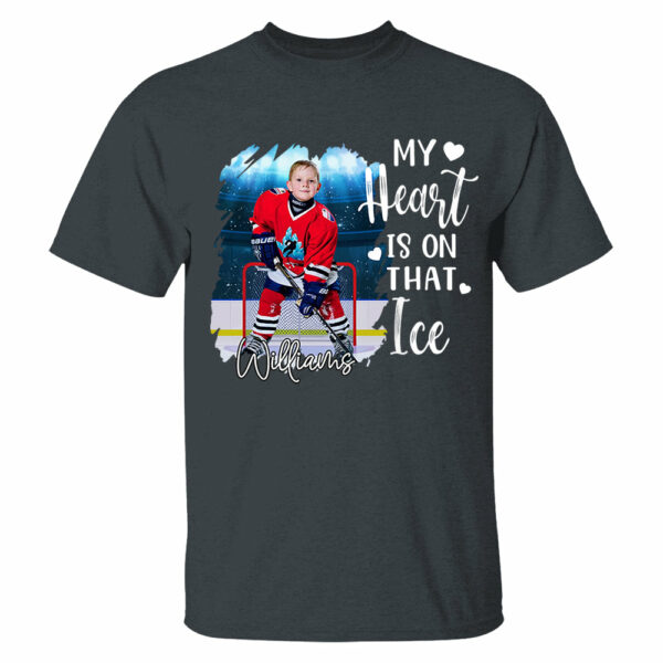 Custom Photo Ice Hockey GameDay Shirt Gift For Ice Hockey Lovers - Personalized Gift For Ice Hockey Player - Image 5
