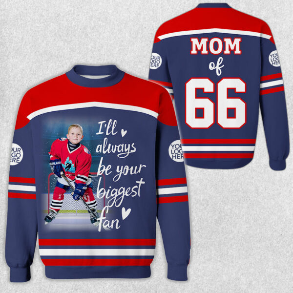 Custom Photo Ice Hockey Jersey Gift For Ice Hockey Lovers - Personalized Gift For Ice Hockey Player - Image 5