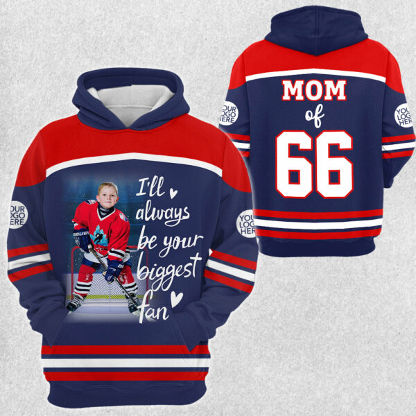 Custom Photo Ice Hockey Jersey Gift For Ice Hockey Lovers - Personalized Gift For Ice Hockey Player - Image 3