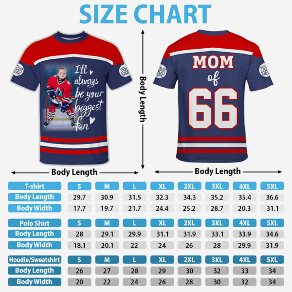 Custom Photo Ice Hockey Jersey Gift For Ice Hockey Lovers - Personalized Gift For Ice Hockey Player - Image 6