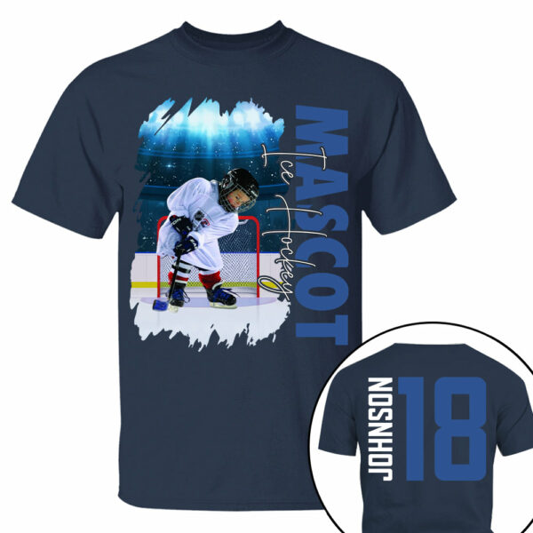 Custom Photo Ice Hockey Shirt, Personalized Ice Hockey Mom Shirt, Game Day Ice Hockey Hoodie, Ice Hockey Dad Sweatshirt - Image 8