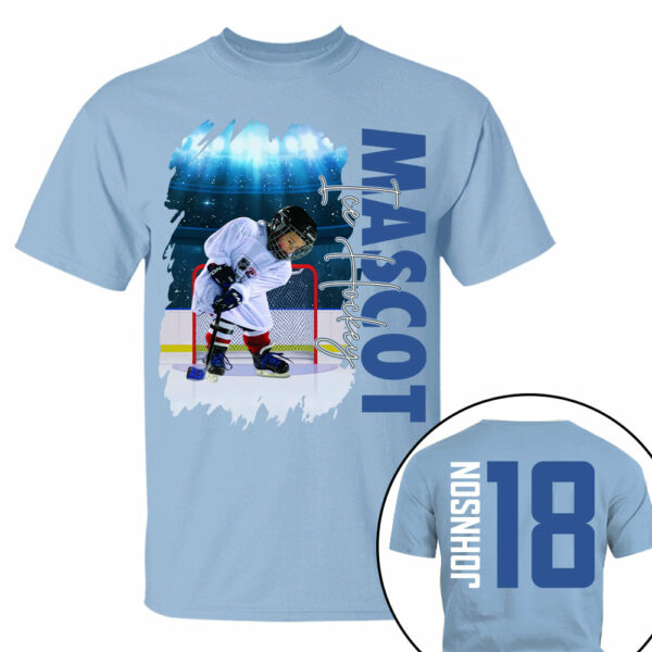 Custom Photo Ice Hockey Shirt, Personalized Ice Hockey Mom Shirt, Game Day Ice Hockey Hoodie, Ice Hockey Dad Sweatshirt - Image 4