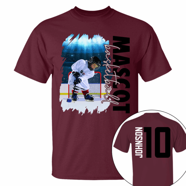 Custom Photo Ice Hockey Shirt, Personalized Ice Hockey Mom Shirt, Game Day Ice Hockey Hoodie, Ice Hockey Dad Sweatshirt - Image 5
