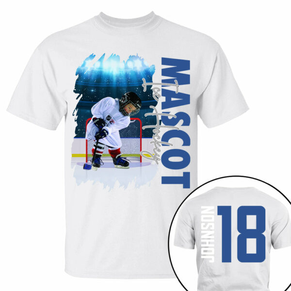 Custom Photo Ice Hockey Shirt, Personalized Ice Hockey Mom Shirt, Game Day Ice Hockey Hoodie, Ice Hockey Dad Sweatshirt - Image 6