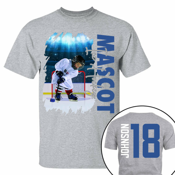 Custom Photo Ice Hockey Shirt, Personalized Ice Hockey Mom Shirt, Game Day Ice Hockey Hoodie, Ice Hockey Dad Sweatshirt - Image 7