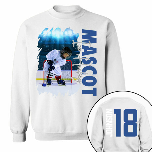 Custom Photo Ice Hockey Shirt, Personalized Ice Hockey Mom Shirt, Game Day Ice Hockey Hoodie, Ice Hockey Dad Sweatshirt - Image 9