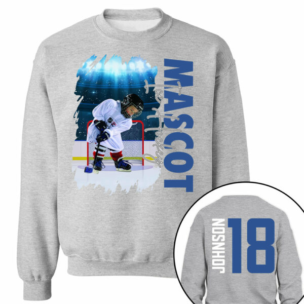 Custom Photo Ice Hockey Shirt, Personalized Ice Hockey Mom Shirt, Game Day Ice Hockey Hoodie, Ice Hockey Dad Sweatshirt - Image 11