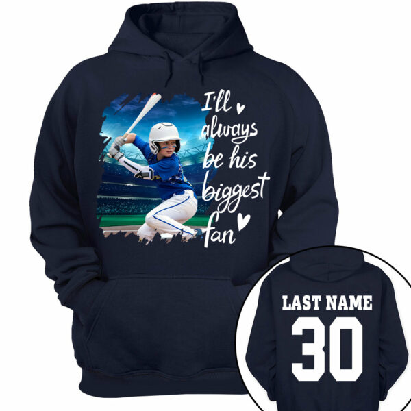 Custom Photo I'll Always Be His Biggest Fan For Sports Lovers - Personalized Gift For Sport Player - Image 12