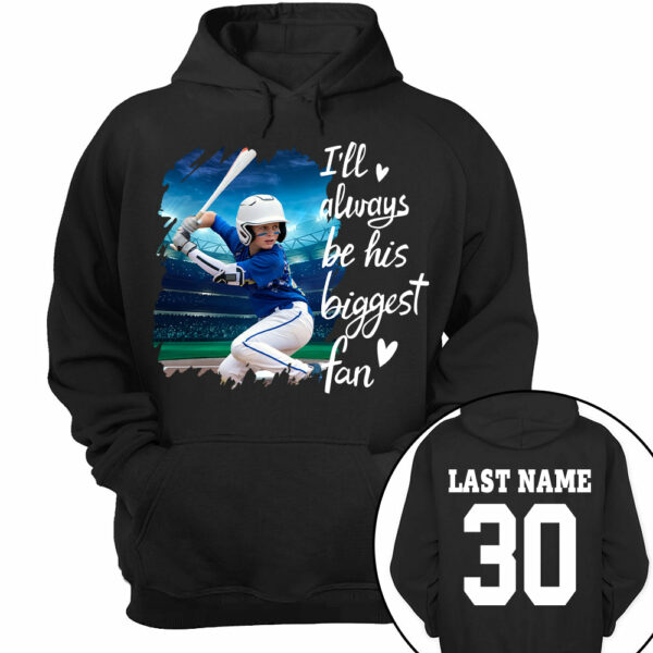 Custom Photo I'll Always Be His Biggest Fan For Sports Lovers - Personalized Gift For Sport Player - Image 11