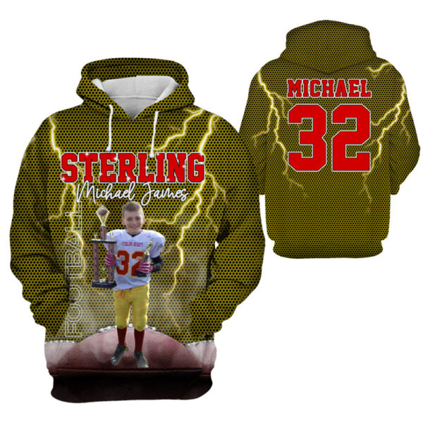 Custom Photo Name Number Player All Over Print Shirt Gift For Football Football Lovers K1702 - Image 7