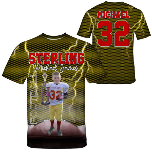 Custom Photo Name Number Player All Over Print Shirt Gift For Football Football Lovers K1702 - Image 6