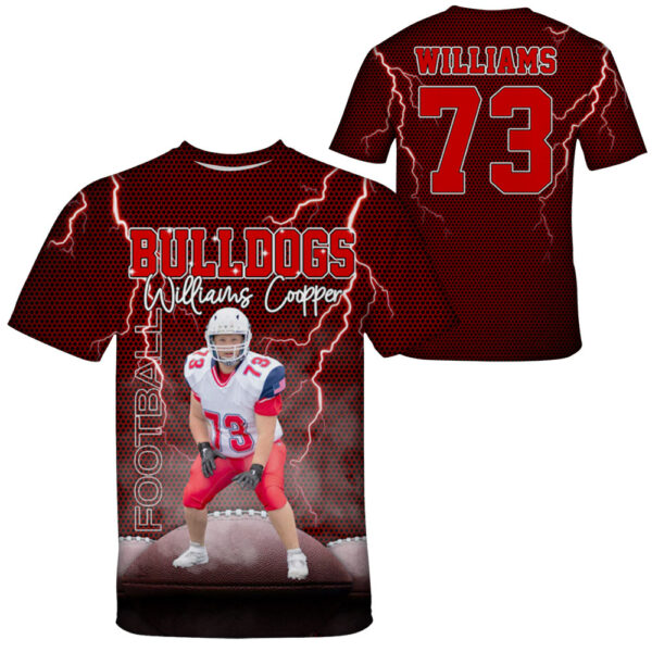 Custom Photo Name Number Player All Over Print Shirt Gift For Football Football Lovers K1702 - Image 2