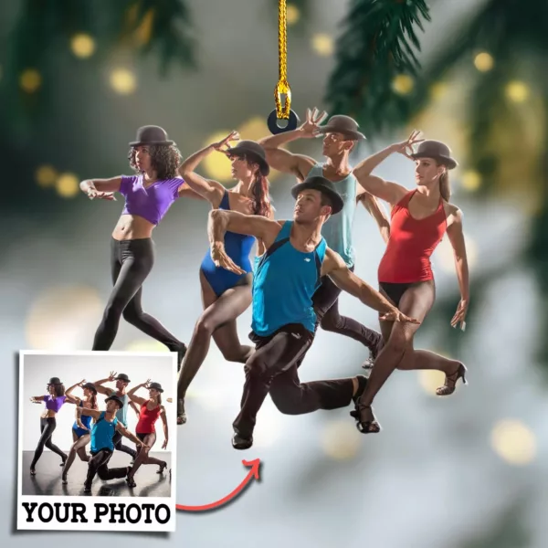 Custom Photo Ornament Gift For Ballet Dancer - Personalized Photo Ornament Gift For Ballet Lovers