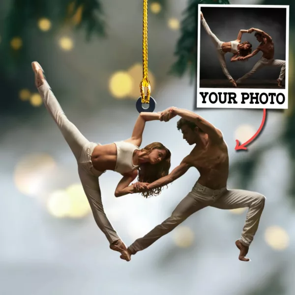 Custom Photo Ornament Gift For Ballet Dancer - Personalized Photo Ornament Gift For Ballet Lovers - Image 2