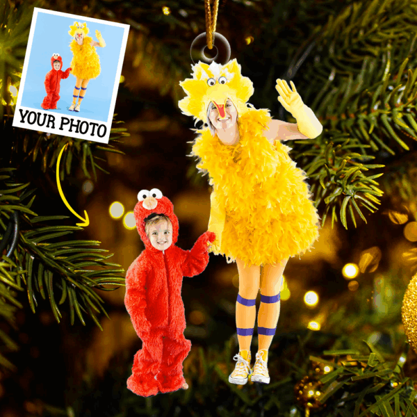 Custom Photo Ornament Gift For Family - Personalized Photo First Christmas Family Ornament - Image 4