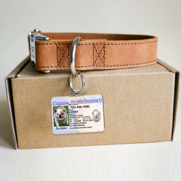 Custom Photo Pet ID Tags - Drivers License - Virginia - Image 5