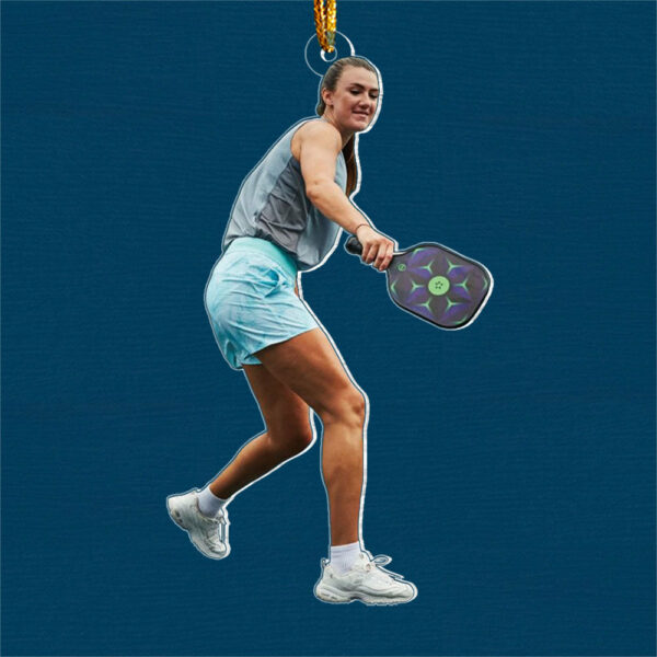 Custom Photo Pickleball Ornament - Personalized Acrylic Ornament For Pickleball Lover - Image 6