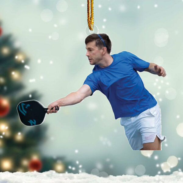 Custom Photo Pickleball Ornament - Personalized Acrylic Ornament For Pickleball Lover - Image 4