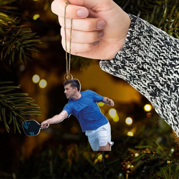 Custom Photo Pickleball Ornament - Personalized Acrylic Ornament For Pickleball Lover - Image 6