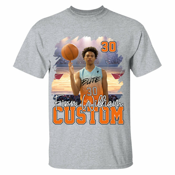Custom Photo Player And Team Name Shirt - Personalized Photo Sports Shirt - Image 6