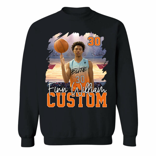 Custom Photo Player And Team Name Shirt - Personalized Photo Sports Shirt - Image 8