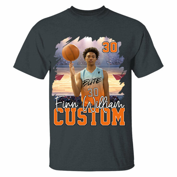 Custom Photo Player And Team Name Shirt - Personalized Photo Sports Shirt - Image 3